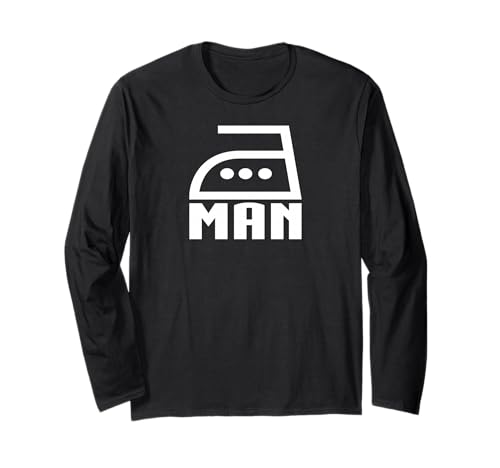 Ironing Man - Inländischer Superheld Langarmshirt von Iron Outfit