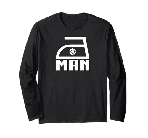 Ironing Man - Inländischer Superheld Langarmshirt von Iron Outfit
