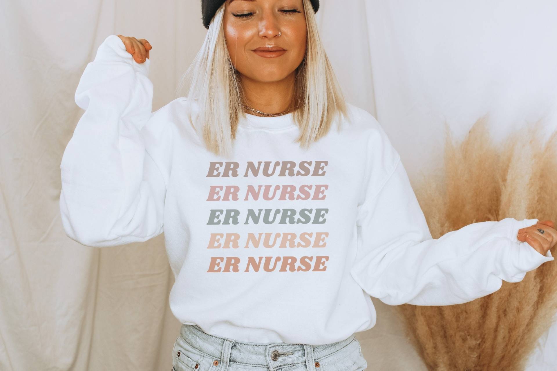 Notfall Krankenschwester Sweatshirt, Er Abschlussgeschenk, Krankenpflege Student Shirt, Abteilung, Retro Rn Crewneck Pullover, Trauma von IronHorseStudios