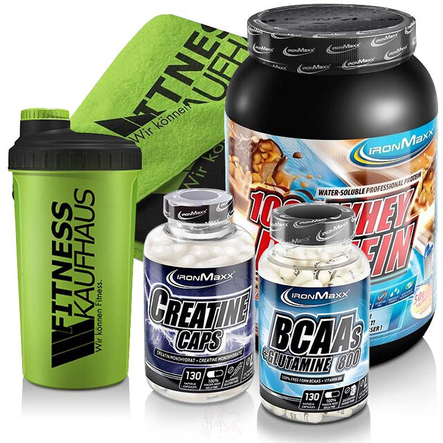 Bundle - IronMaxx Muskelaufbau - Erdbeere von IronMaxx