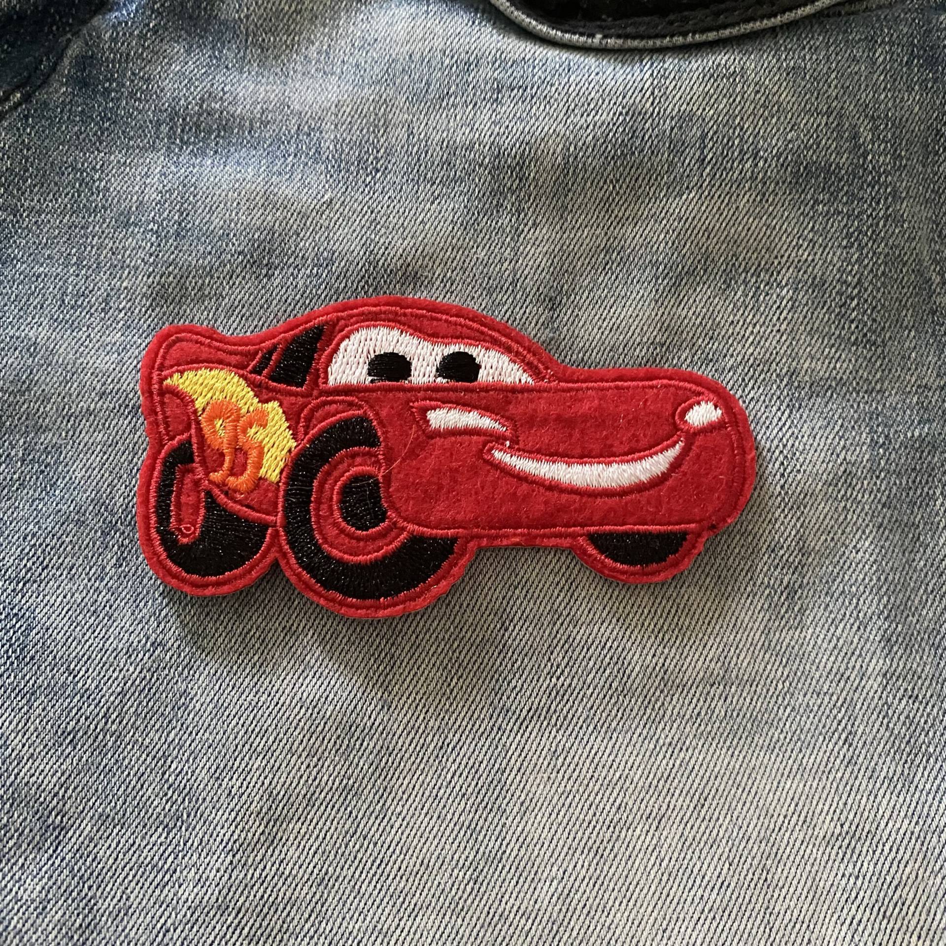 Lightning Mcqueen Cars Kinderfilm Aufnäher Für Denim Jacke Kinder Cartoon Patch Gestickt Applikation Pixar Autos von IronOnPatchesQLD