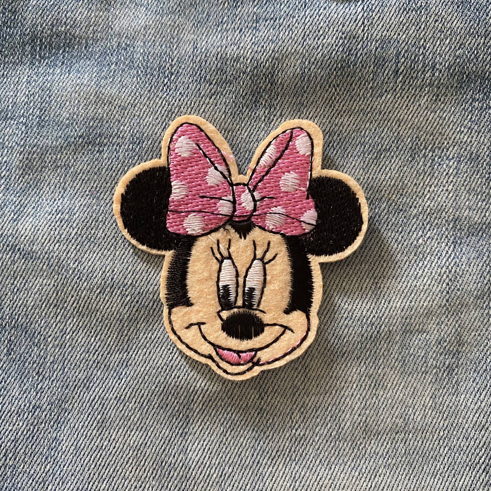 Mini Maus Aufnäher Für Jeansjacke Oder Tasche Patch, Mickey Mouse Kinder Applikation Bestickter von IronOnPatchesQLD