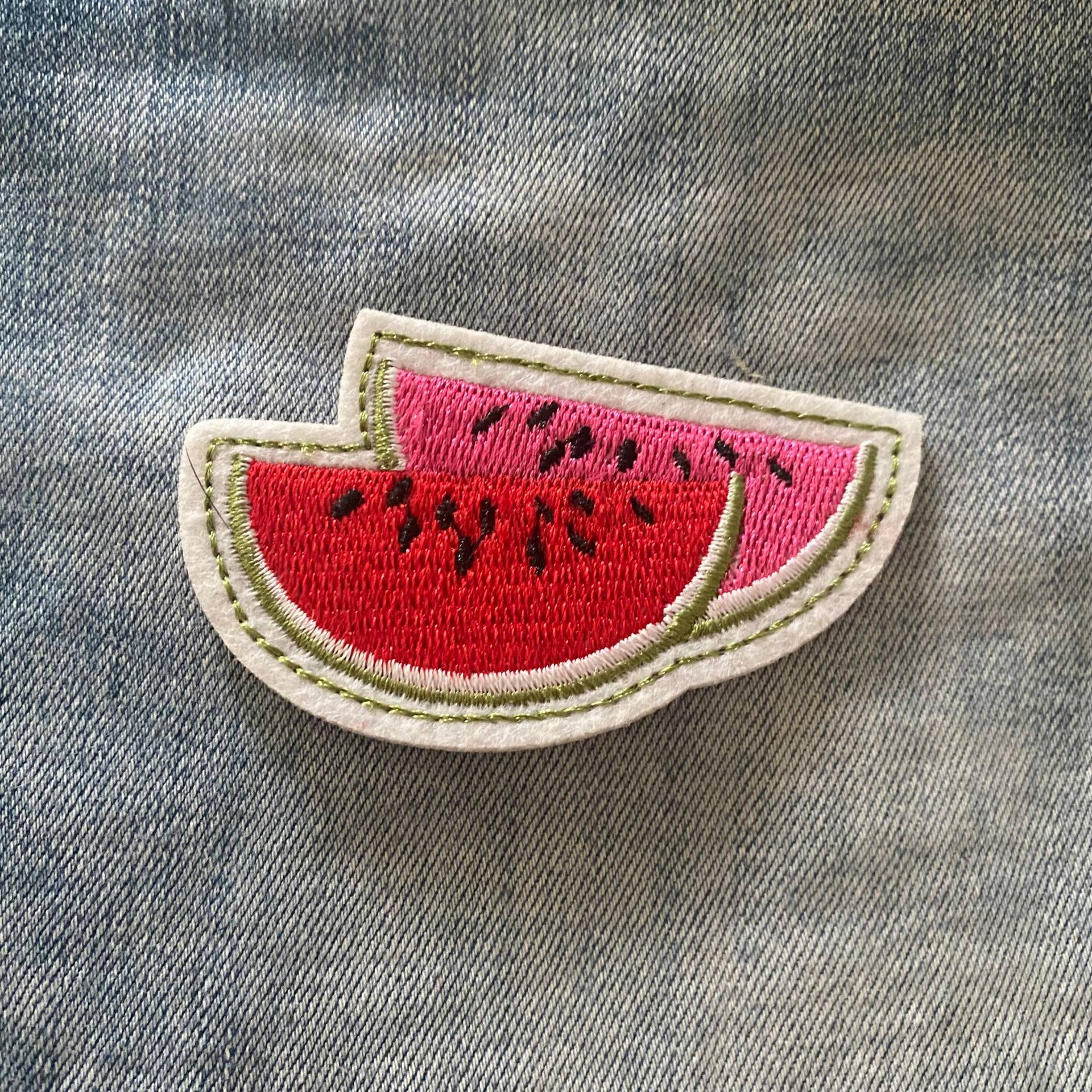 Wassermelonen Aufnäher Bügelbild Kostüm Für Retro Denim Obst Jacke Oder Jeans Festival Applikation Bestickter Tasche von IronOnPatchesQLD