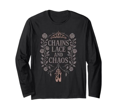 Balletcore Grunge Ironisch Sanftes Mädchen Alt Ästhetischer Ausgefallener Tanz Langarmshirt von Ironic Fashion Ballet Slippers Combat Boots Soft