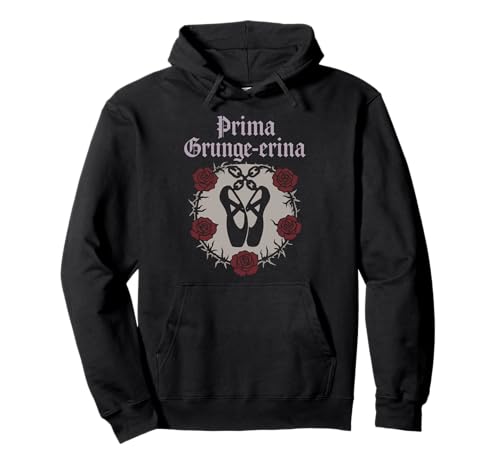 Balletcore Grunge Ironisch Sanftes Mädchen Alt Ästhetischer Ausgefallener Tanz Pullover Hoodie von Ironic Fashion Ballet Slippers Combat Boots Soft