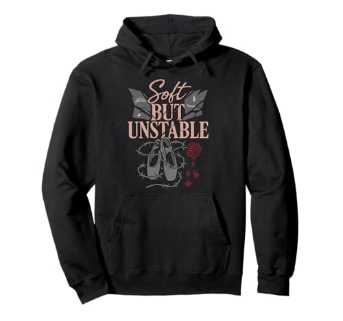 Balletcore Grunge Ironisch Sanftes Mädchen Alt Ästhetischer Ausgefallener Tanz Pullover Hoodie von Ironic Fashion Ballet Slippers Combat Boots Soft