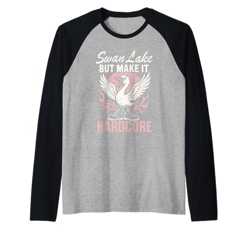 Balletcore Grunge Ironisch Sanftes Mädchen Alt Ästhetischer Ausgefallener Tanz Raglan von Ironic Fashion Ballet Slippers Combat Boots Soft