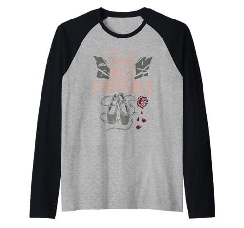 Balletcore Grunge Ironisch Sanftes Mädchen Alt Ästhetischer Ausgefallener Tanz Raglan von Ironic Fashion Ballet Slippers Combat Boots Soft