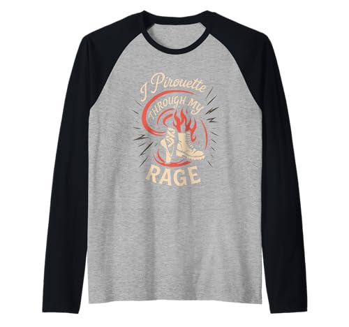 Balletcore Grunge Ironisch Sanftes Mädchen Alt Ästhetischer Ausgefallener Tanz Raglan von Ironic Fashion Ballet Slippers Combat Boots Soft