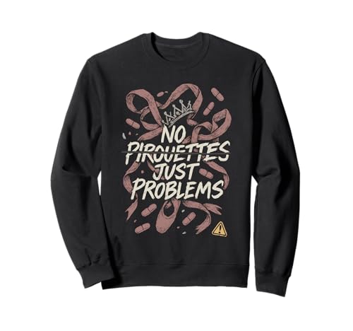 Balletcore Grunge Ironisch Sanftes Mädchen Alt Ästhetischer Ausgefallener Tanz Sweatshirt von Ironic Fashion Ballet Slippers Combat Boots Soft