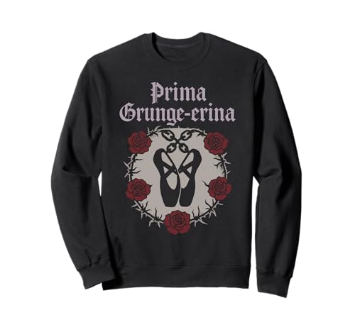 Balletcore Grunge Ironisch Sanftes Mädchen Alt Ästhetischer Ausgefallener Tanz Sweatshirt von Ironic Fashion Ballet Slippers Combat Boots Soft