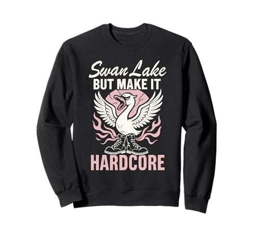 Balletcore Grunge Ironisch Sanftes Mädchen Alt Ästhetischer Ausgefallener Tanz Sweatshirt von Ironic Fashion Ballet Slippers Combat Boots Soft