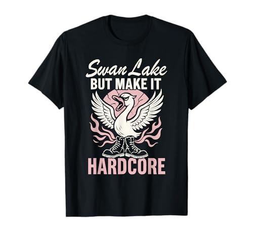 Balletcore Grunge Ironisch Sanftes Mädchen Alt Ästhetischer Ausgefallener Tanz T-Shirt von Ironic Fashion Ballet Slippers Combat Boots Soft