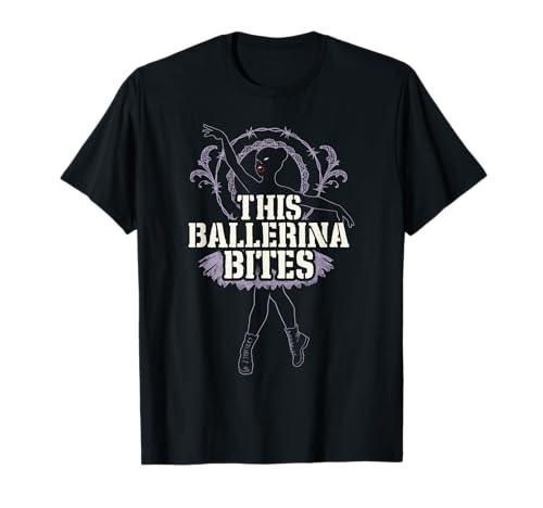 Balletcore Grunge Ironisch Sanftes Mädchen Alt Ästhetischer Ausgefallener Tanz T-Shirt von Ironic Fashion Ballet Slippers Combat Boots Soft