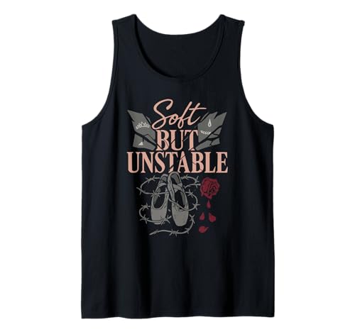 Balletcore Grunge Ironisch Sanftes Mädchen Alt Ästhetischer Ausgefallener Tanz Tank Top von Ironic Fashion Ballet Slippers Combat Boots Soft