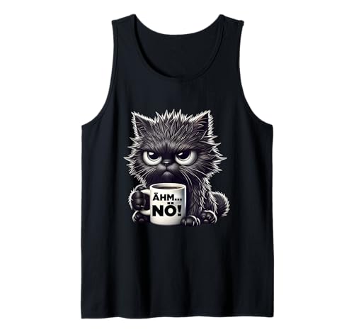 Ähm Nö Schwarze Katzen Herren Damen Lustiges Katzen Tank Top Ähm Nö Schwarze Katzen Herren Damen Lustiges Katzen Tank Top von Katzen Tshirt Damen und Herren Witzig Kinder