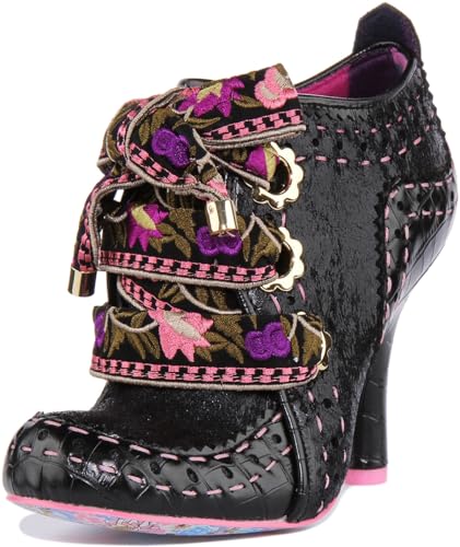 Irregular Choice Damen Abigails Flower Party Pumps, Schwarz, 40 EU von Irregular Choice