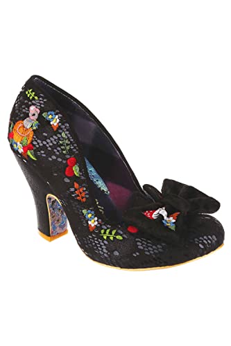 Irregular Choice Damen All Friends Together Pumps, Schwarz von Irregular Choice