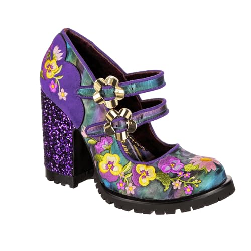 Irregular Choice Damen Best Bud Oxford, violett, 38 EU von Irregular Choice