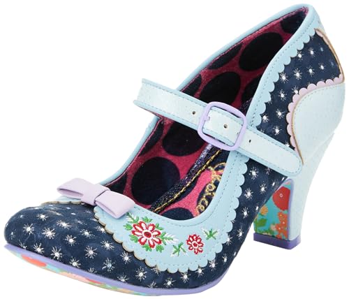 Irregular Choice Damen Blume Flouce Oxford, hellblau, 39 EU von Irregular Choice