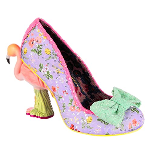 Irregular Choice Damen Blushing Bird Pumps, violett, 38 EU von Irregular Choice