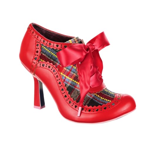 Irregular Choice Damen Bonnie Bootie Mode-Stiefel, rot, 37 EU von Irregular Choice