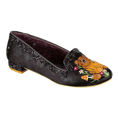 Irregular Choice Damen Boo Bär Pumps, Schwarz, 36 EU von Irregular Choice