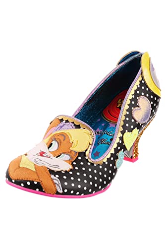 Irregular Choice Damen Bunny Love Mary Jane Schuh, Schwarz Multi, 37 EU von Irregular Choice