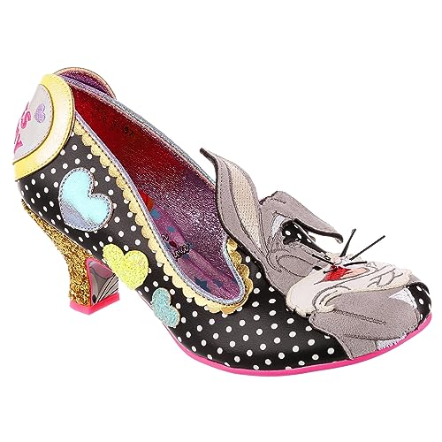 Irregular Choice Damen Bunny Love Mary Jane Schuh, Schwarz Multi, 41 EU von Irregular Choice