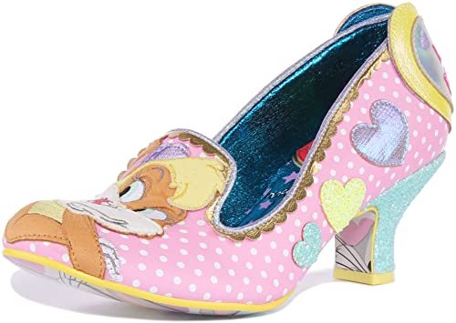 Irregular Choice Damen Bunny Love Pumps, Pink Multi, 38 EU von Irregular Choice