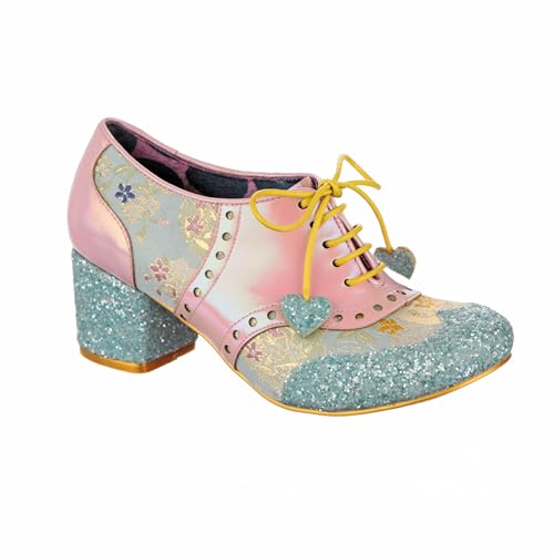 Irregular Choice Damen Clara Bogen Pumps, blau, 37 EU von Irregular Choice