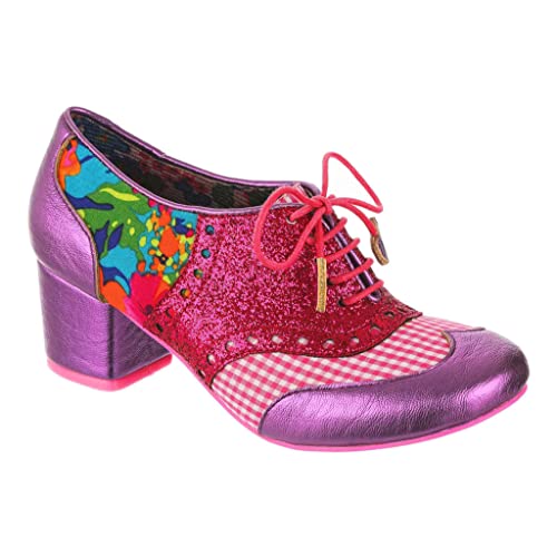 Irregular Choice Damen Clara Bow Pumps, Pink Multi, 36 EU von Irregular Choice