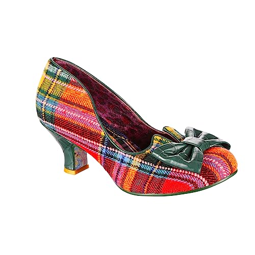 Irregular Choice Damen Dazzle Razzle Oxford, Rot/Mehrfarbig, 36 EU von Irregular Choice