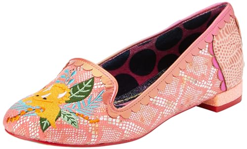 Irregular Choice Damen Dino Tanz Ballerinas, pfirsich, 42 EU Irregular Choice Damen Dino Tanz Ballerinas, pfirsich, 42 EU von Irregular Choice