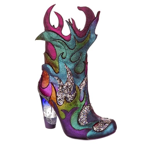 Irregular Choice Damen Draconic Blaze Mode-Stiefel, violett, 39 EU von Irregular Choice