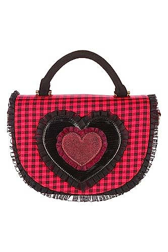 Irregular Choice Damen Easy Breezy Schultertasche, Schwarz von Irregular Choice