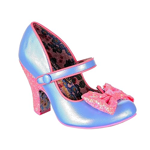 Irregular Choice Damen Fancy That Pumps, Blau/Pink, 37 EU von Irregular Choice