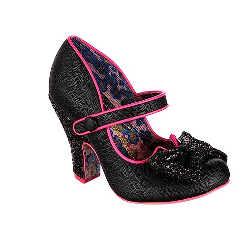 Irregular Choice Damen Fancy That Pumps, schwarz/pink, 39 EU von Irregular Choice