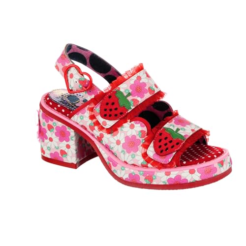 Irregular Choice Damen Felder für Immer Hausschuh, rot, 38 EU von Irregular Choice