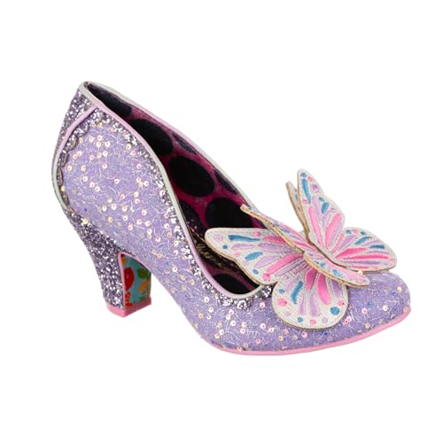 Irregular Choice Damen Frau Mariposa Oxford, Lavendel, 40 EU von Irregular Choice