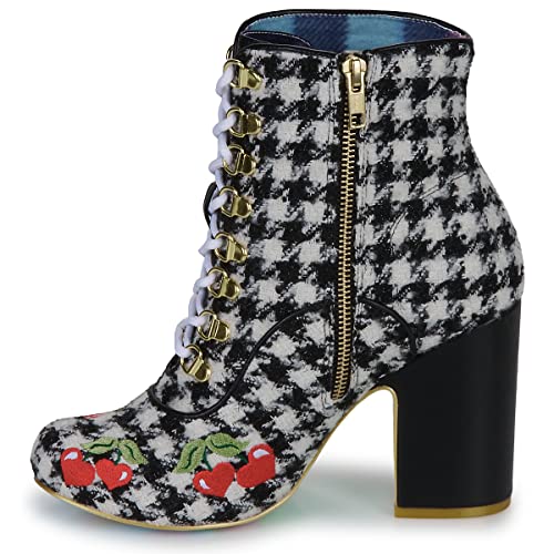 Irregular Choice Damen Fruchtiges Picknick Mode-Stiefel, Schwarz, 38 EU von Irregular Choice