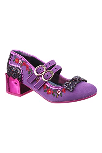 Irregular Choice Damen Geheime Süßigkeiten Pumps, rosa/Purpur, 36 EU von Irregular Choice