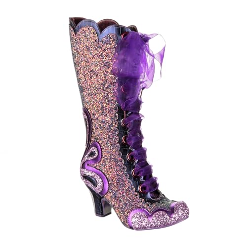 Irregular Choice Damen Gleam Team Mode-Stiefel, violett, 36 EU von Irregular Choice