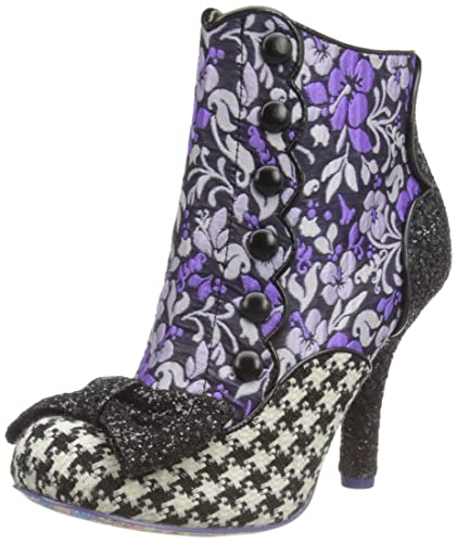 Irregular Choice Damen Goldene Jahre Stiefelette, Floreale Nero, 39 EU von Irregular Choice