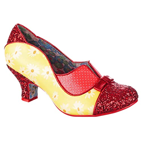 Irregular Choice Damen Halterlose Höhe Pumps, gelb, 41 EU von Irregular Choice
