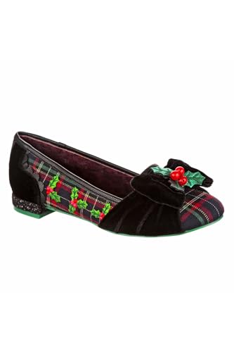 Irregular Choice Damen Hello Holly Pumps, Schwarz, 39 EU von Irregular Choice