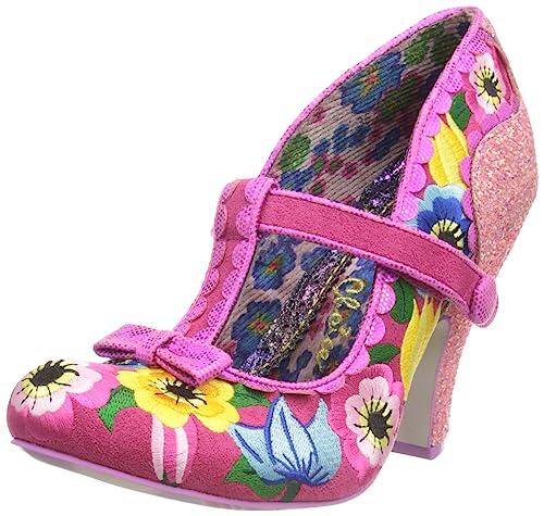 Irregular Choice Damen Hübsche Stiefmüt Pumps, Blau Rosa Gelb, 41 EU von Irregular Choice