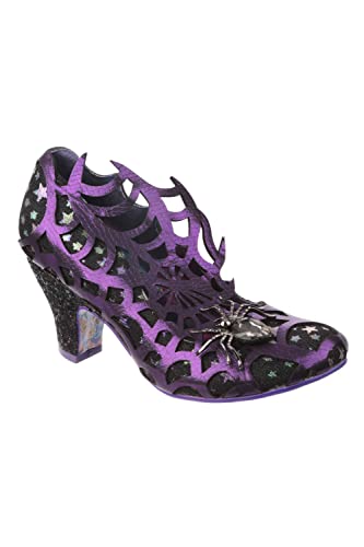 Irregular Choice Damen Im Web Pumps, schwarz/lila, 39 EU von Irregular Choice