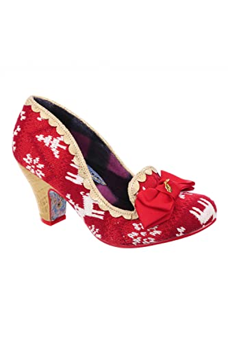 Irregular Choice Damen Kanjanka Pumps, Rotgold Weiß, 39 EU von Irregular Choice