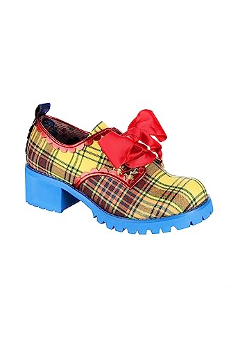 Irregular Choice Damen Klasse Act Oxford, Rot Blau Gelb, 38 EU von Irregular Choice